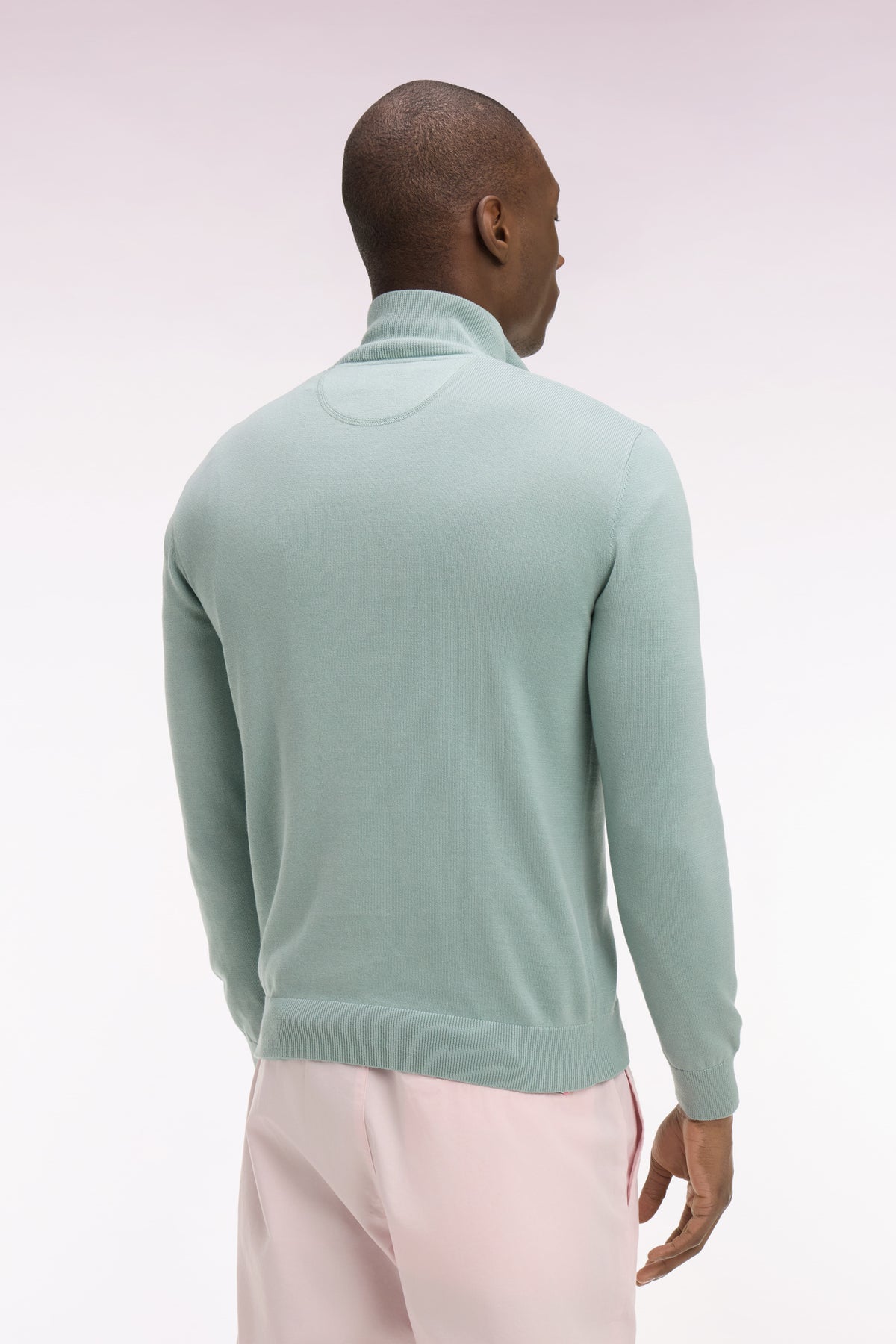 Eden Park Quarter Zip Pullover Knit - Green