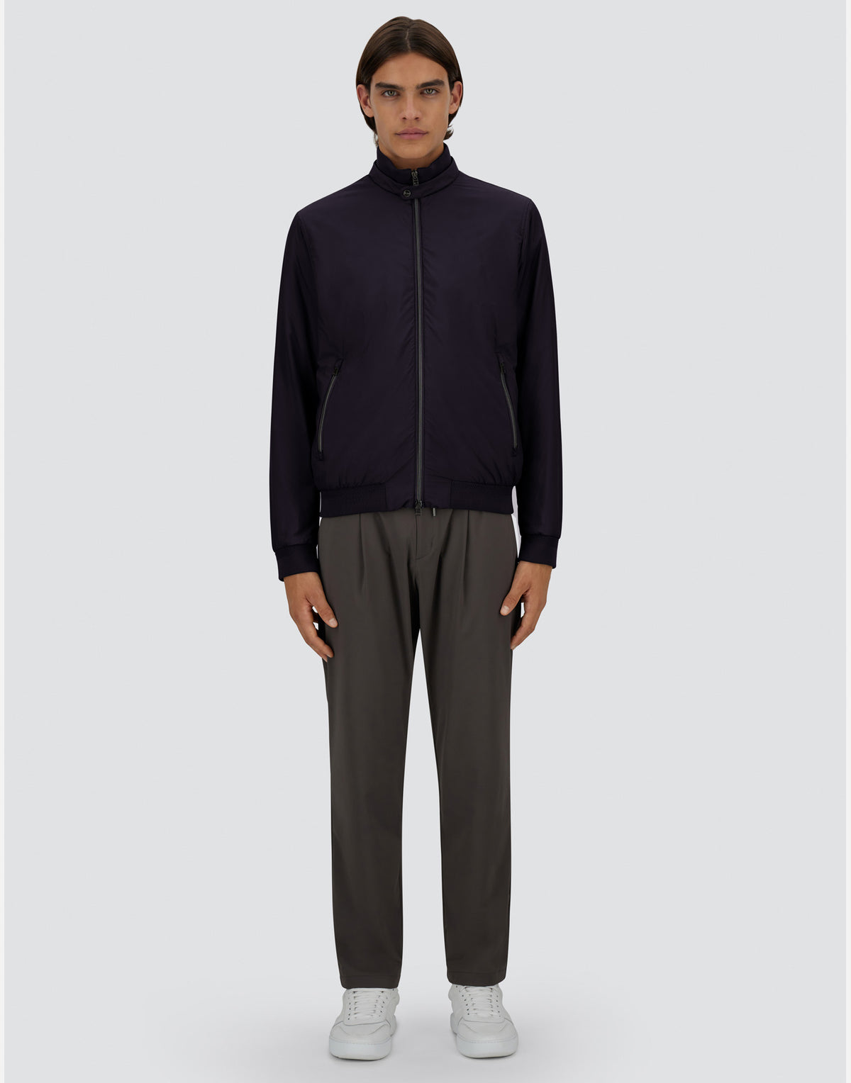 Herno Woven Jacket - Blue