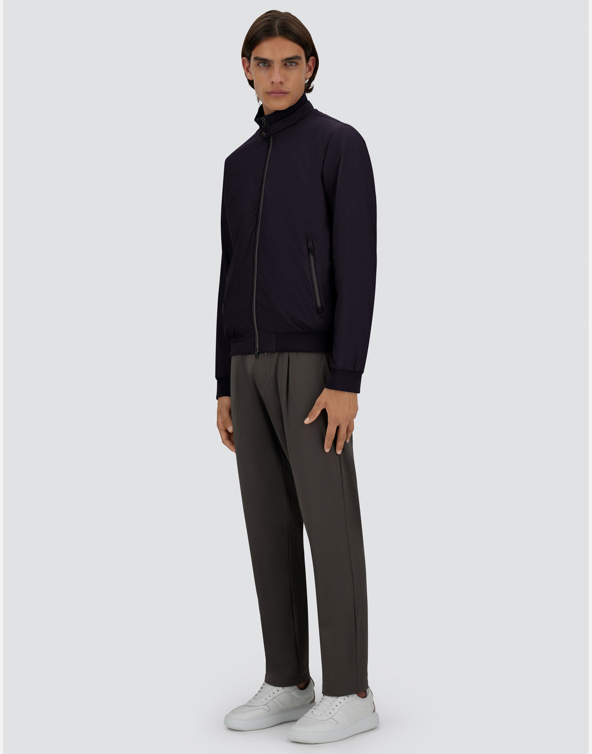 Herno Woven Jacket - Blue