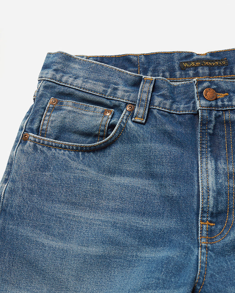 Nudie Jeans Gritty Jackson - Blue Traces Organic Jeans