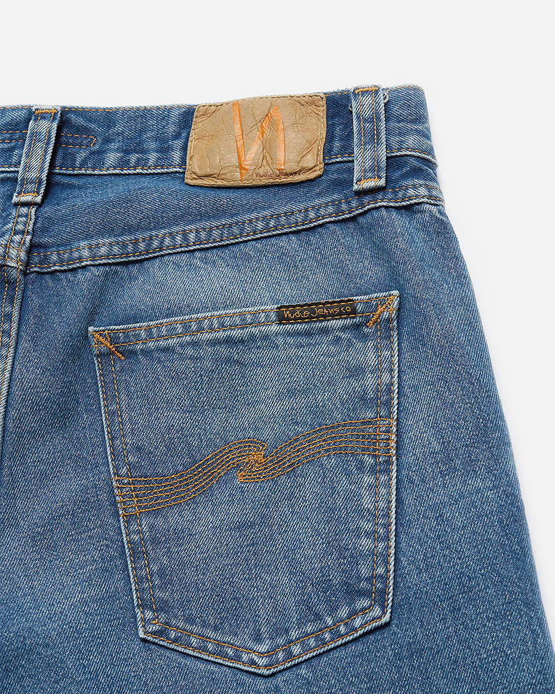 Nudie Jeans Gritty Jackson - Blue Traces Organic Jeans