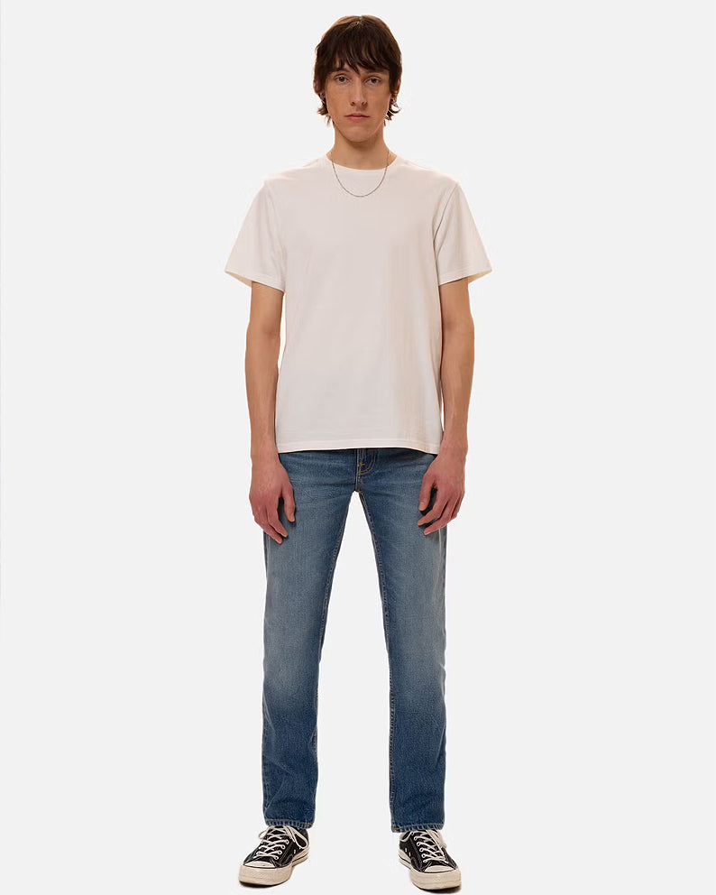 Nudie Jeans Gritty Jackson - Blue Traces Organic Jeans