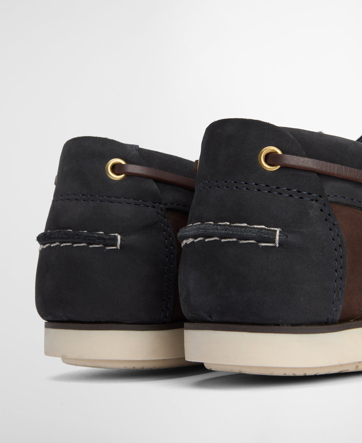 Barbour Wake Boat Shoe -Brown/Navy