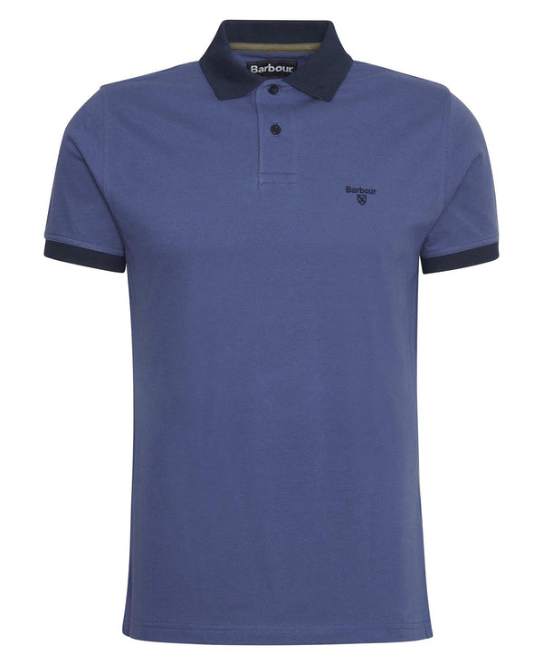Barbour Lynmouth Tipped Polo Shirt - Blue