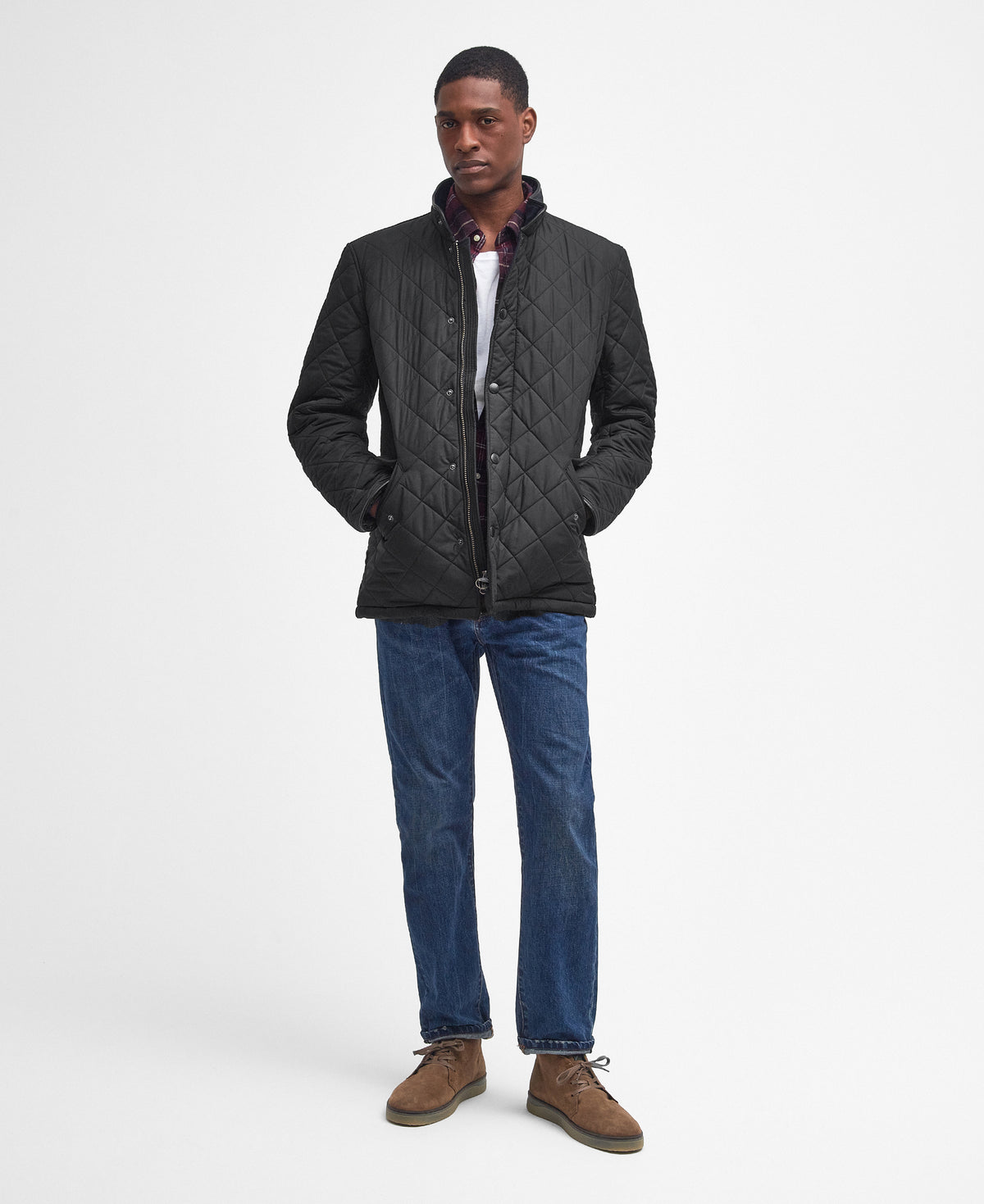 Barbour Powell Quilted Jacket - Black