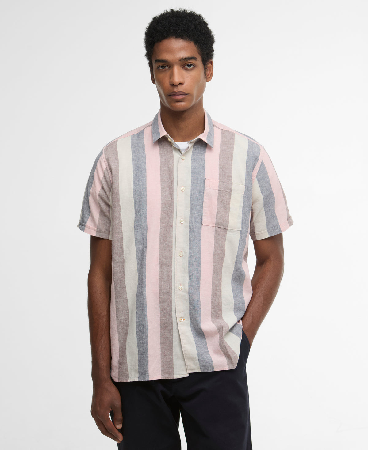 Barbour Portwell Summer Fit Shirt - Pink