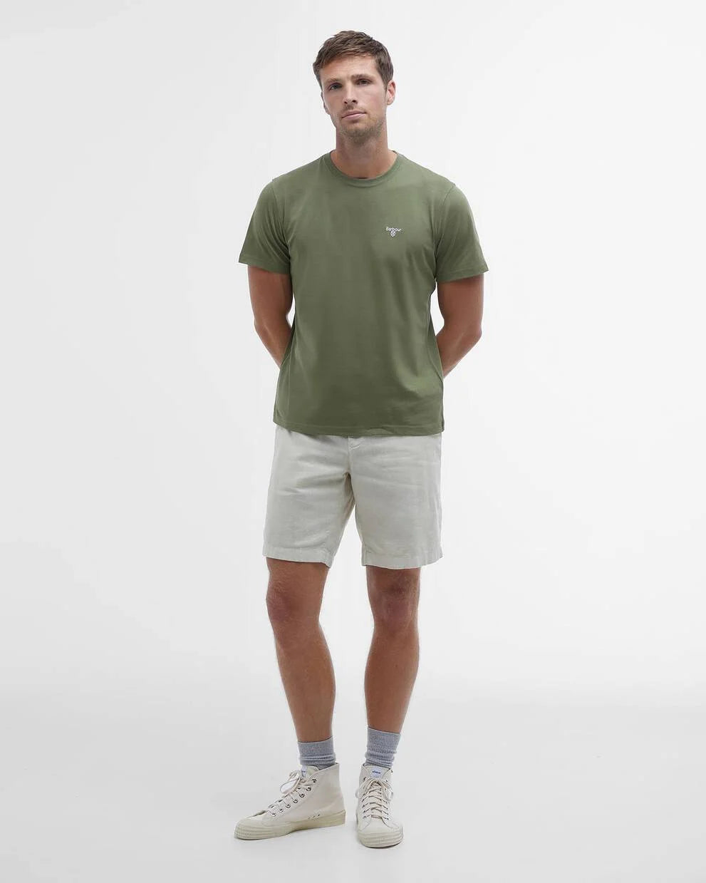 Barbour Essential Sports T-shirt - Sea Green