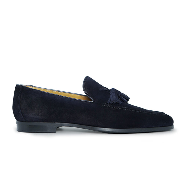 Magnanni Slip-on Suede Loafer - Navy