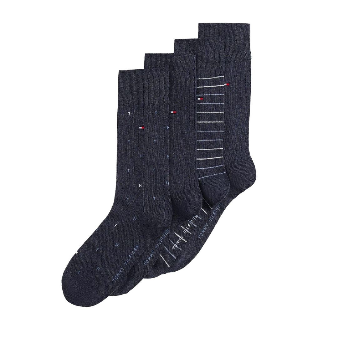 Tommy Hilfiger 4PK Giftbox Tin Socks - Blue
