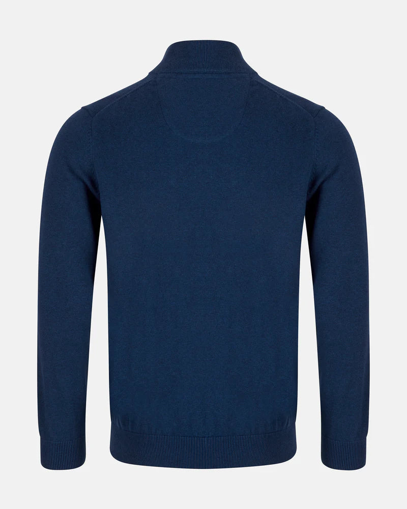Andre Tory Zip Neck Knit - INK