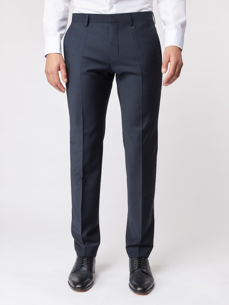 Roy Robson Slim Fit Stretch Suit Trousers - Navy