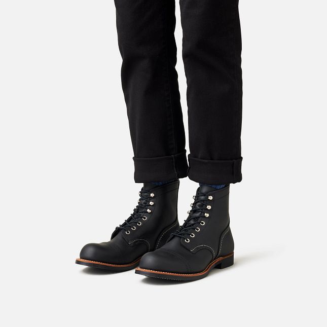 Red Wing Iron Ranger 6 Inch Boot - 08084D - Black