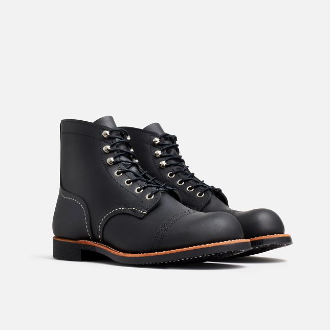 Red Wing Iron Ranger 6 Inch Boot - 08084D - Black