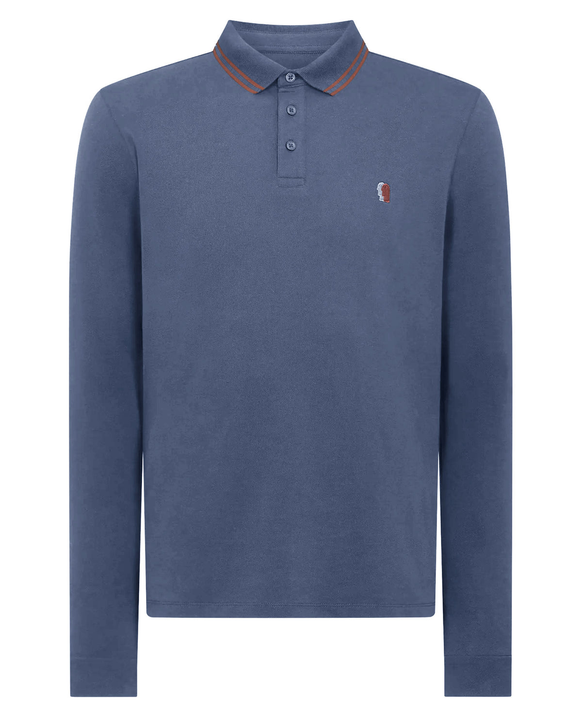 Remus Long Sleeved Polo - Blue