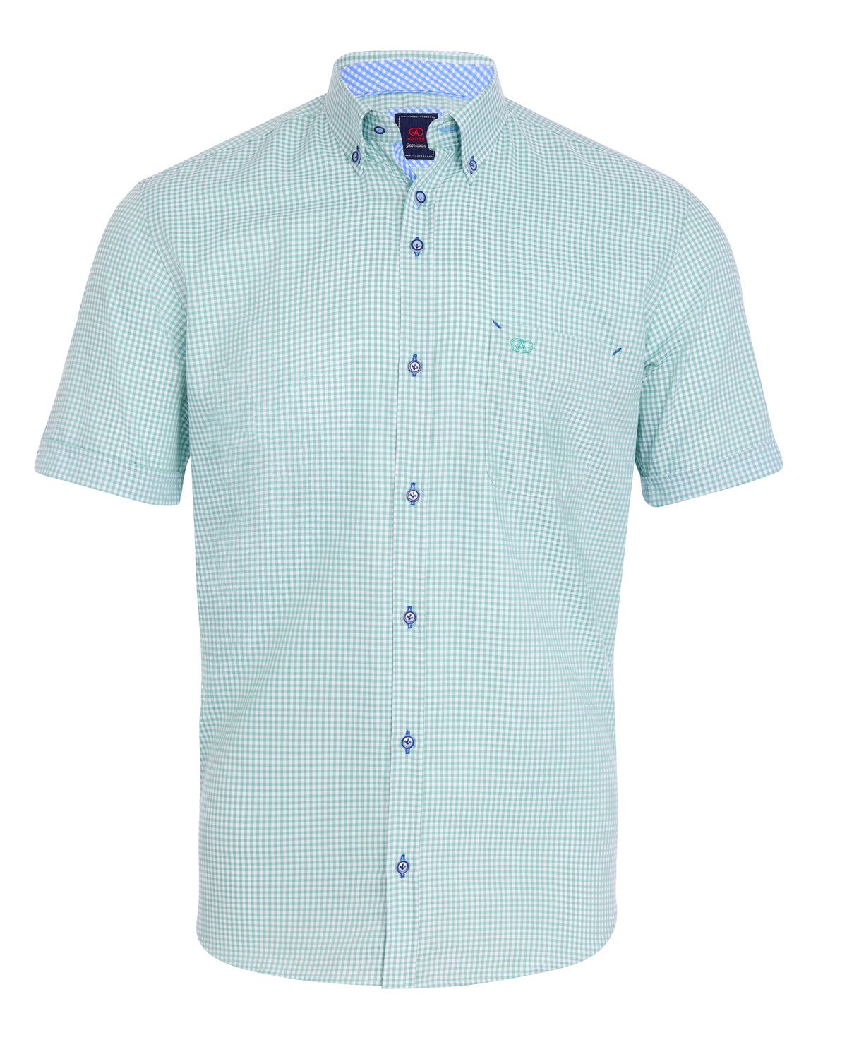 Andre Foyle Short Sleeve Casual Shirt - Green