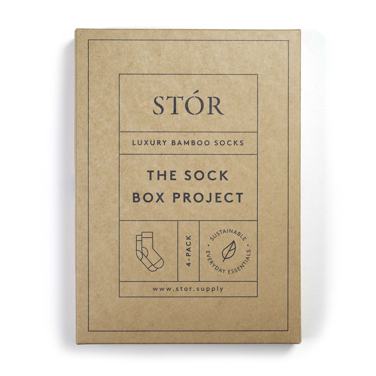 Stór Sock Box Project - Grey