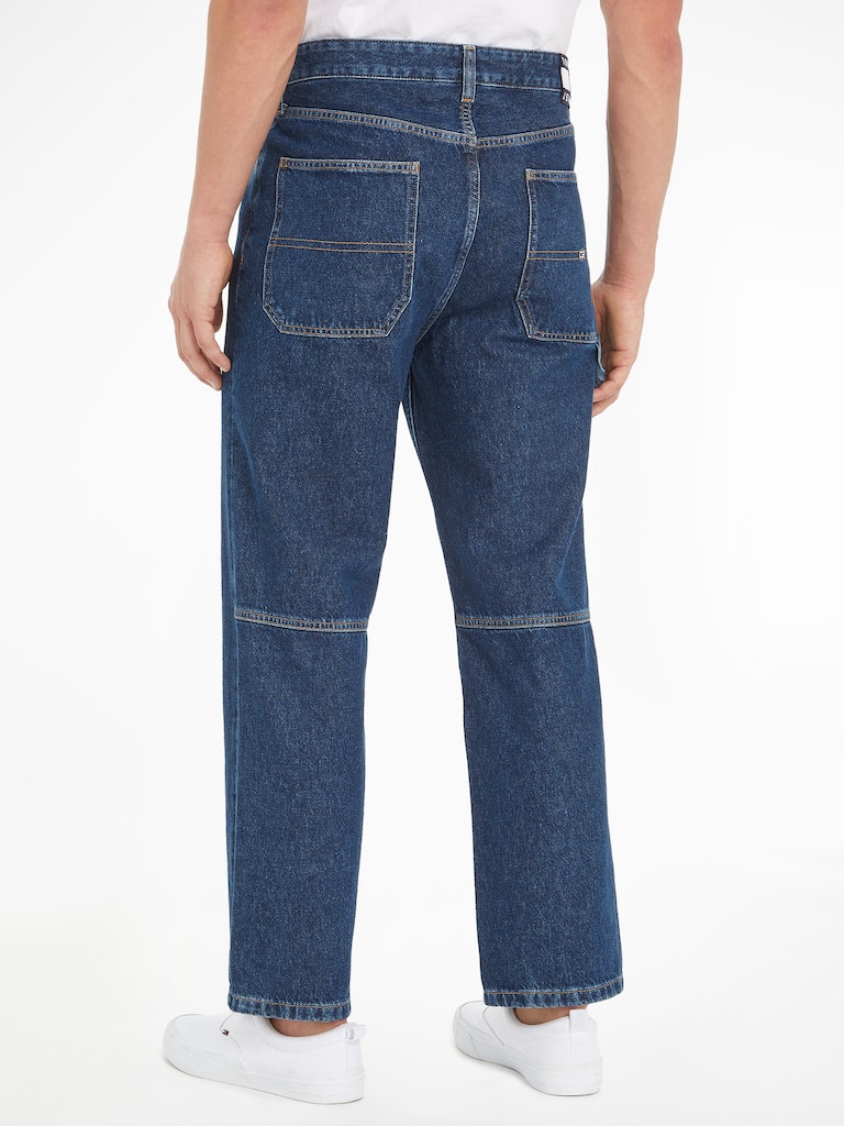 Tommy Jeans Wide Fit Workwear Skater Jeans - Blue