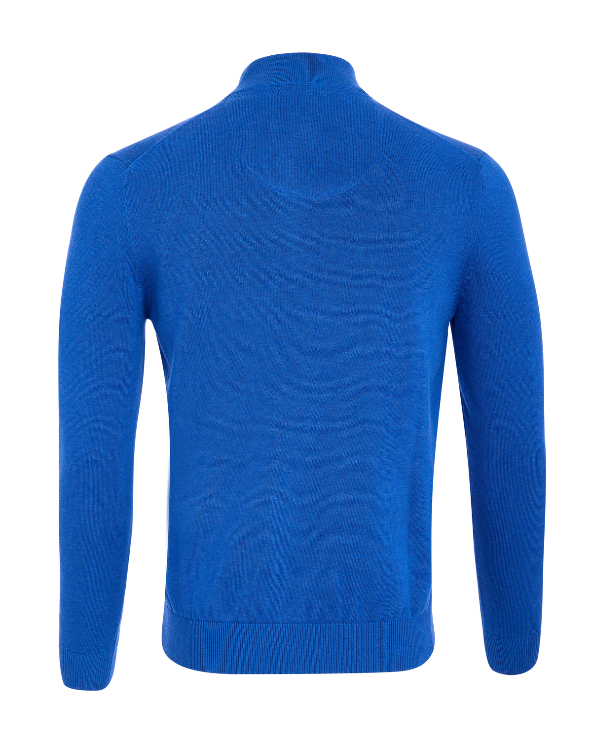 Andre Tory Zip Neck Knit - Cobalt