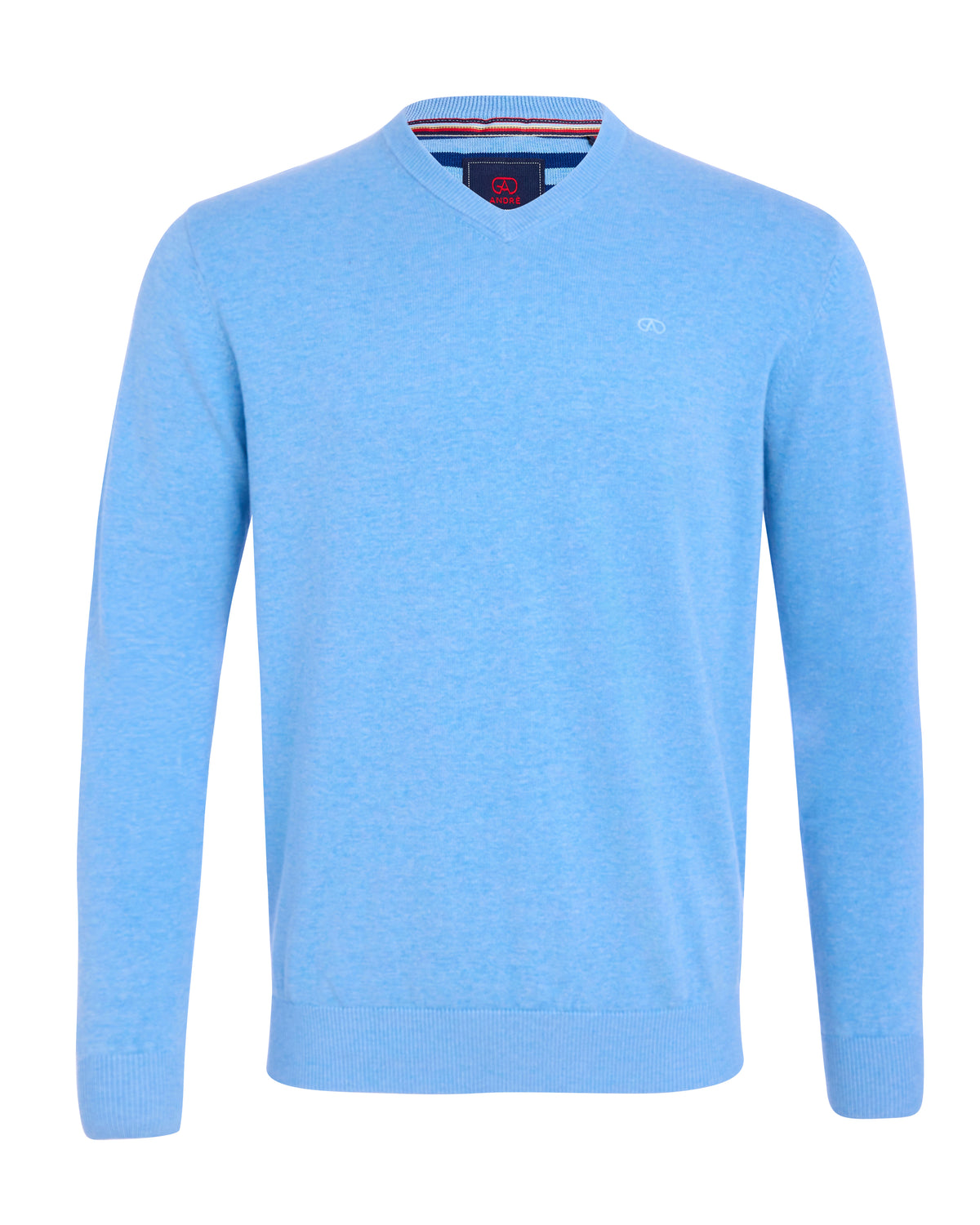Andre Valencia V-Neck Knit - Blue