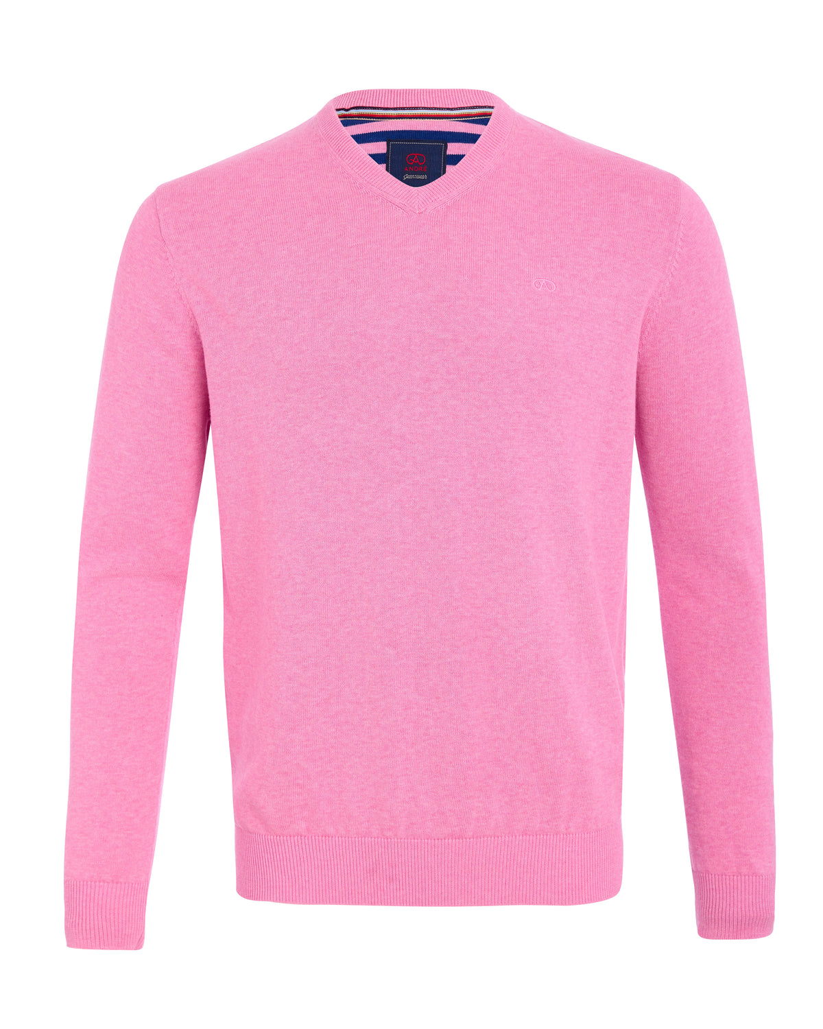 Andre Valencia V-Neck Knit - Pink