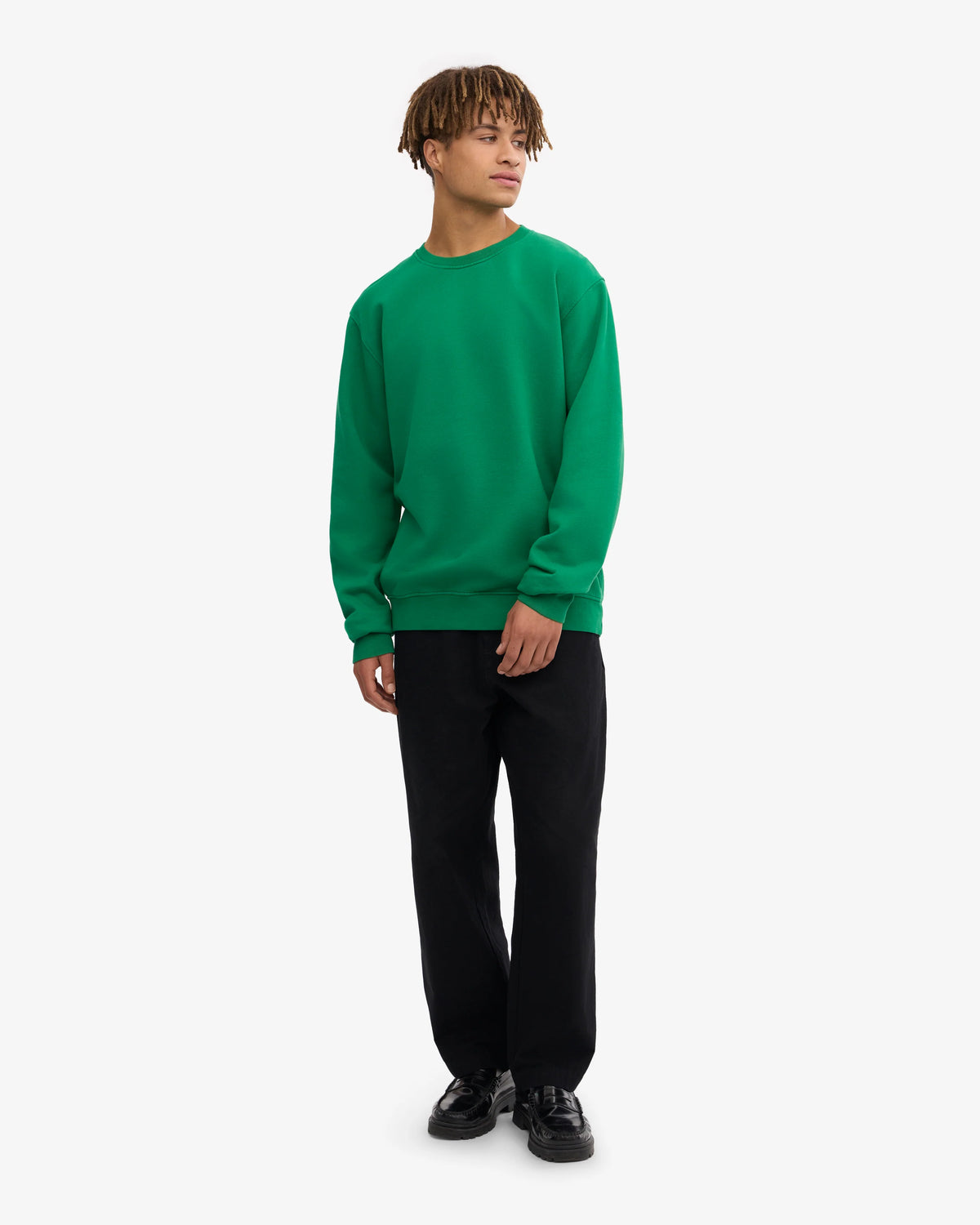 Colorful Standard Classic Organic Crew - Kelly Green