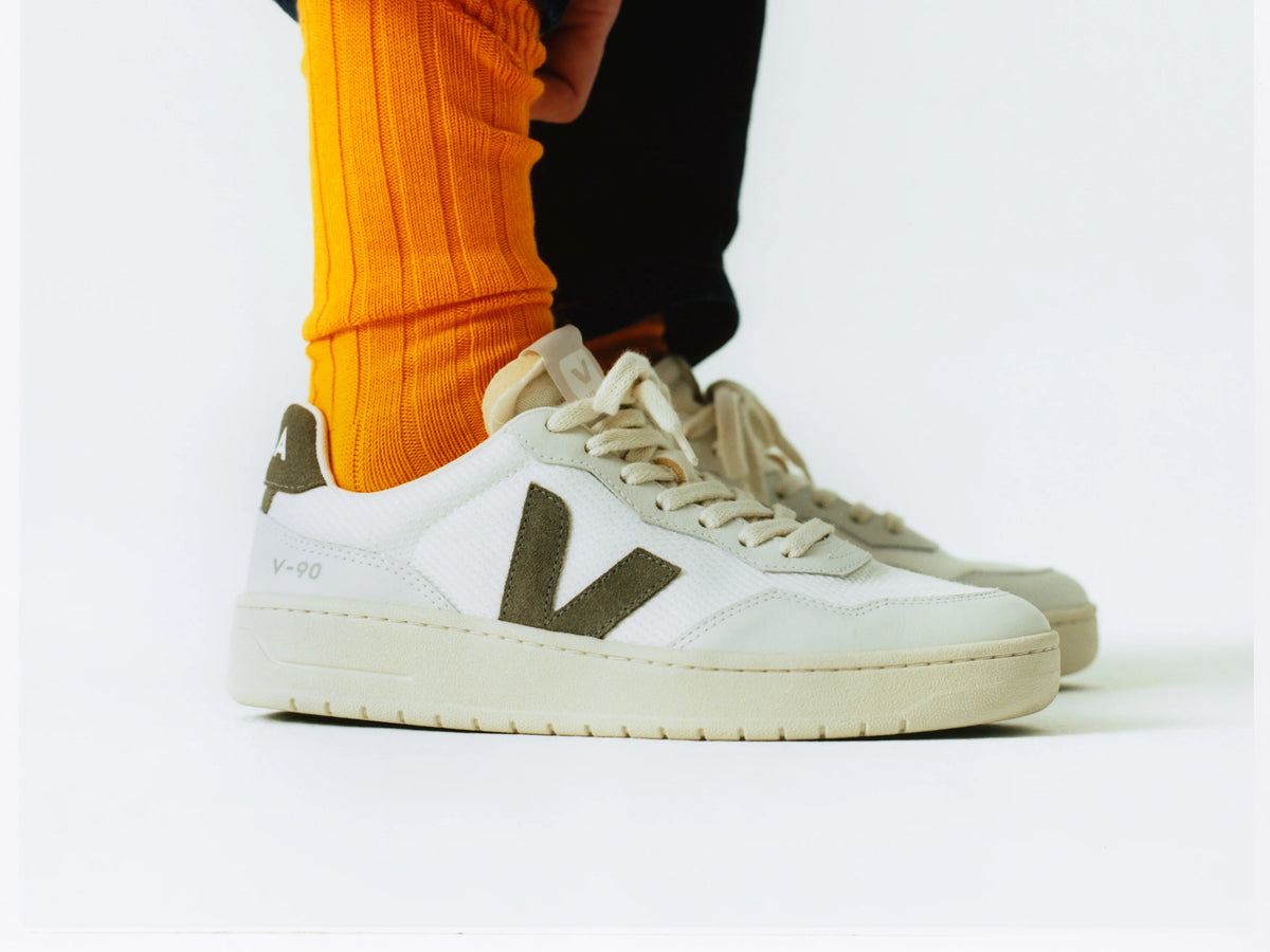 Veja V-90 B-Mesh - White Khaki