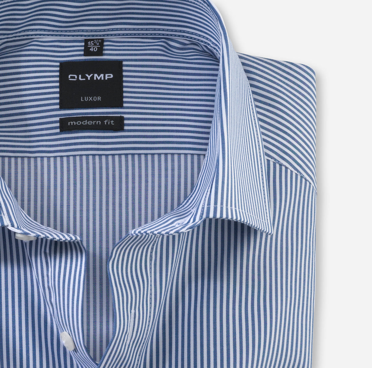 Olymp Modern Fit Blue Stripe Formal Shirt