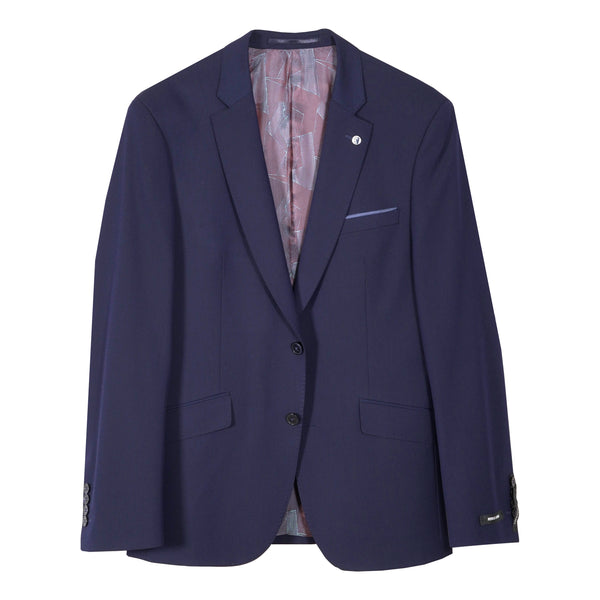 Remus Uomo Tapered Fit Stretch Mix and Match Suit Jacket - Blue (Piece 1)