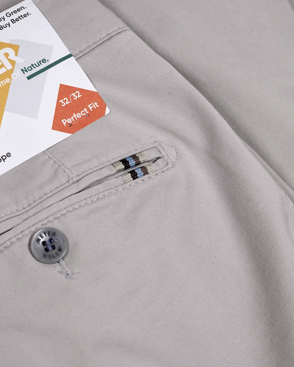 Meyer Rio Chino Trouser - Grey (Organic)