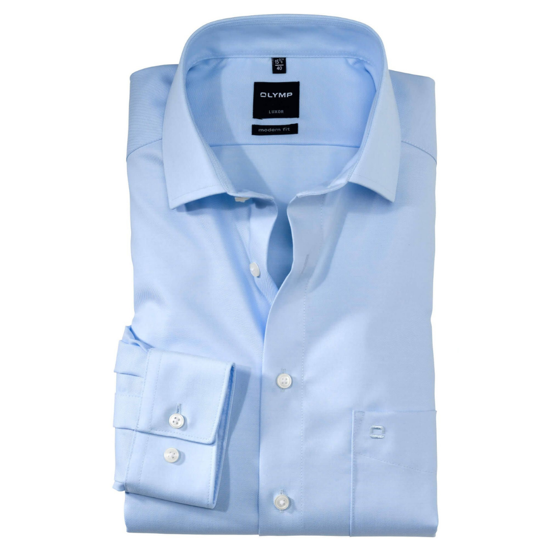 Olymp Luxor Modern Fit Shirt - Blue