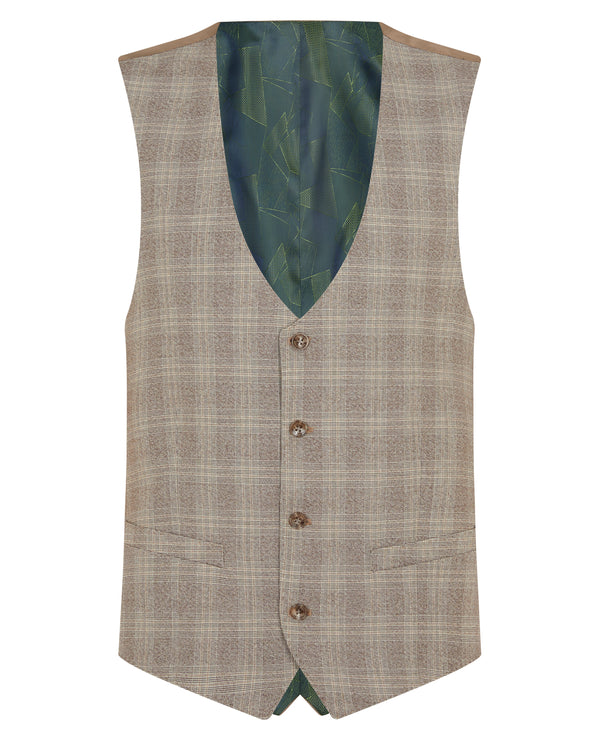 Remus Uomo Laurino Waistcoat - Beige (Mix & Match)