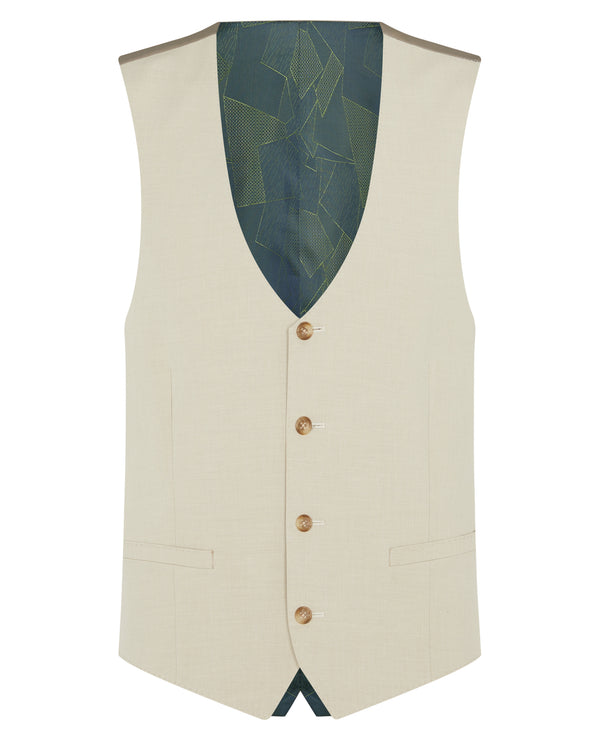 Remus Uomo Laurino Waistcoat - Cream (Mix & Match)