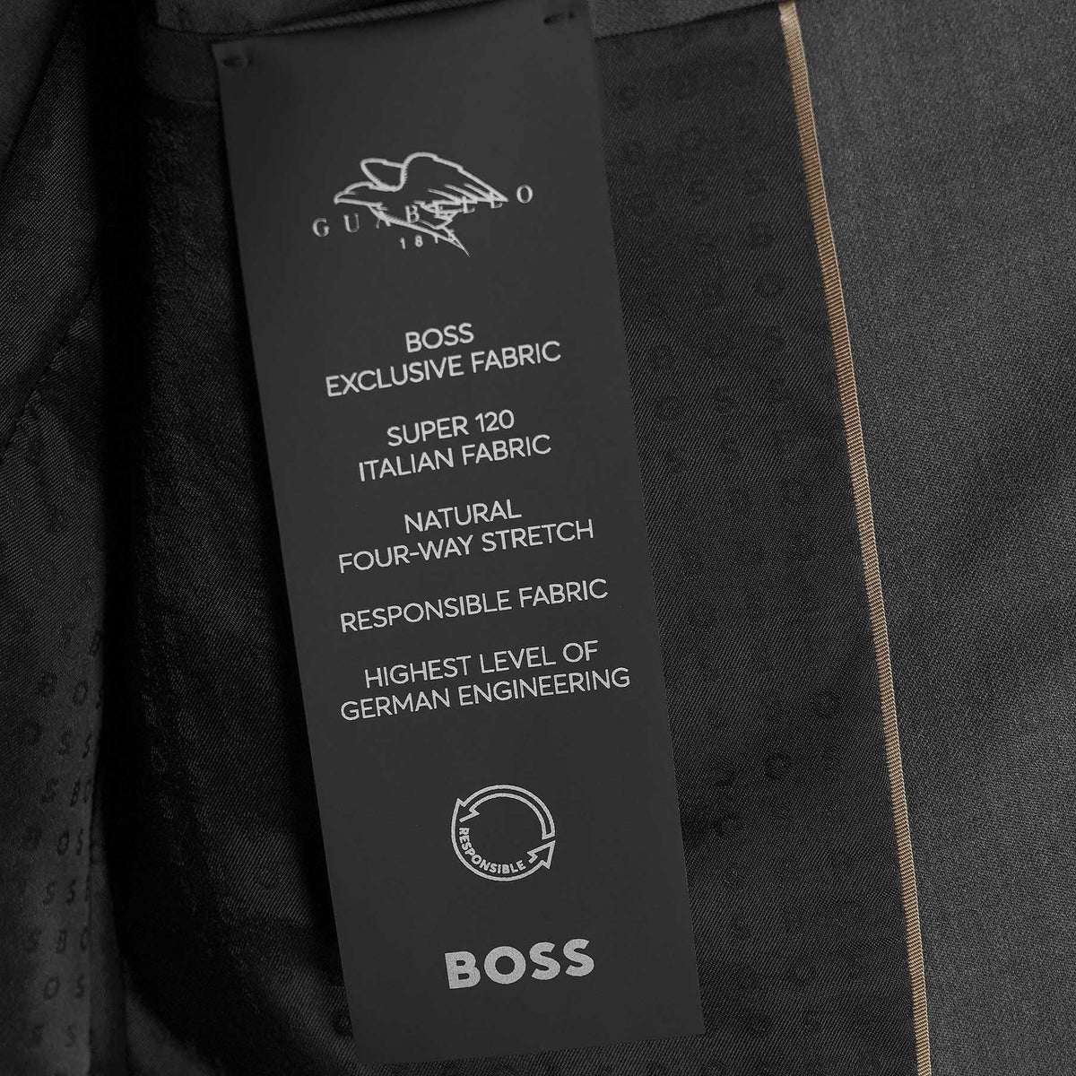 Boss Slim Fit Virgin Wool Serge Jacket - Grey (Piece 1)