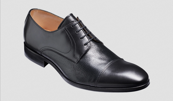 Barker Southwold - Black Calf / Black Deerskin