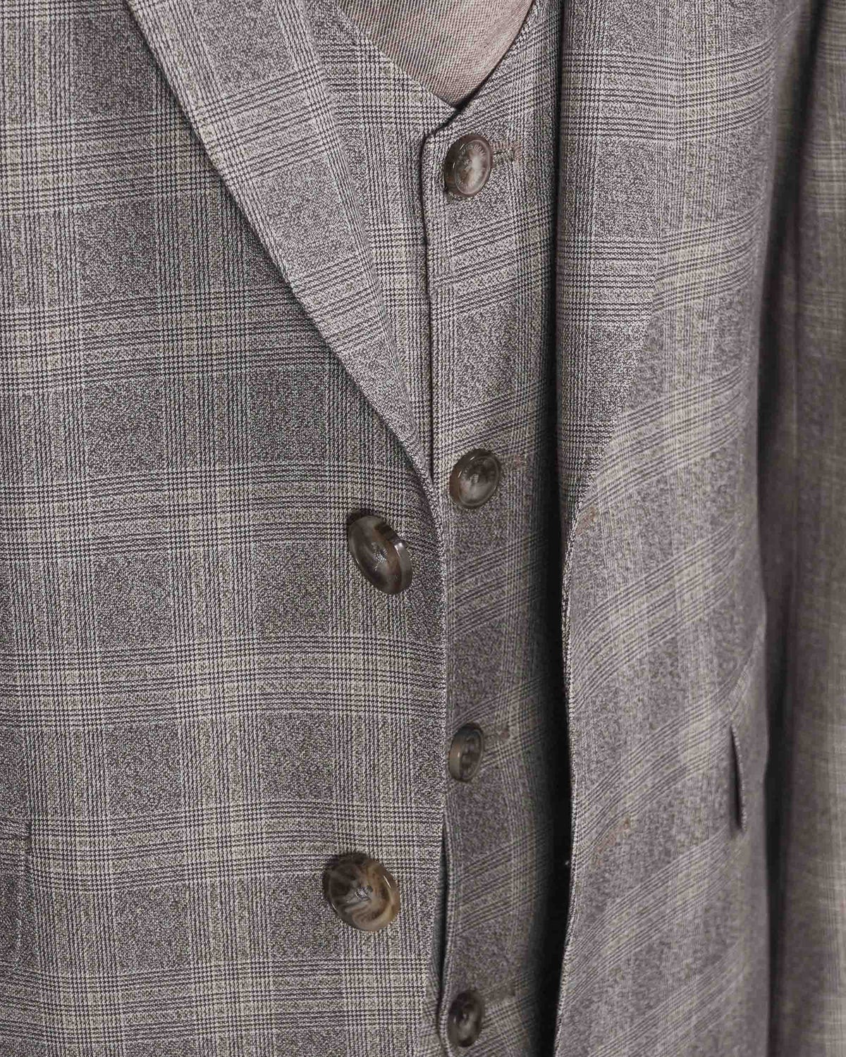 Remus Uomo Laurino 2 Piece Suit - Beige Check (Jacket &amp; Trousers)