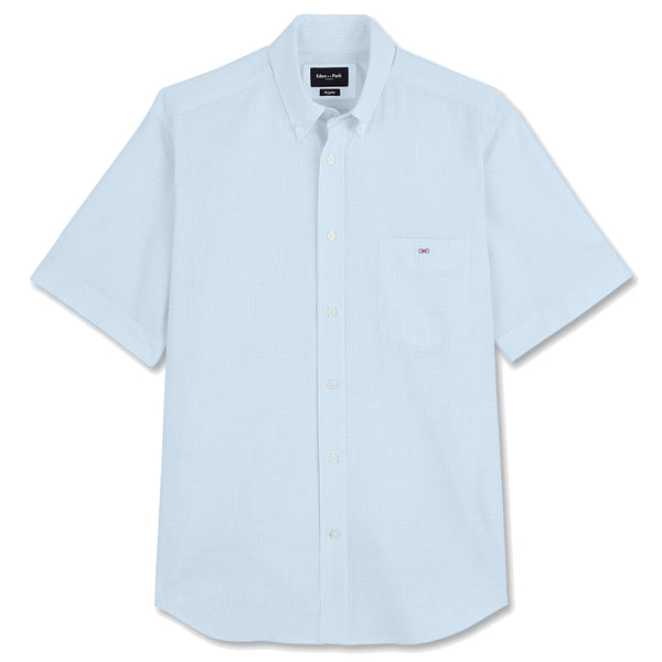 Eden Park Shirt with Exclusive Floral Print - Blue