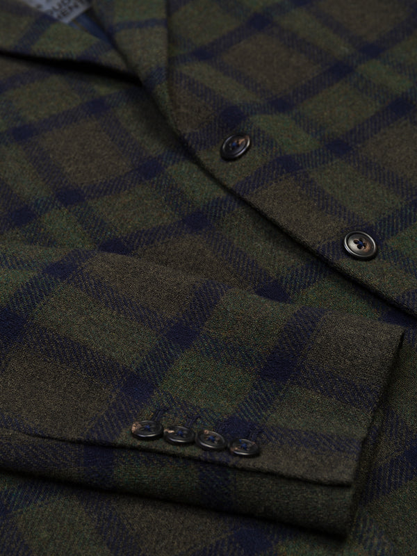 Circolo 1901 Over Check Blazer - Green