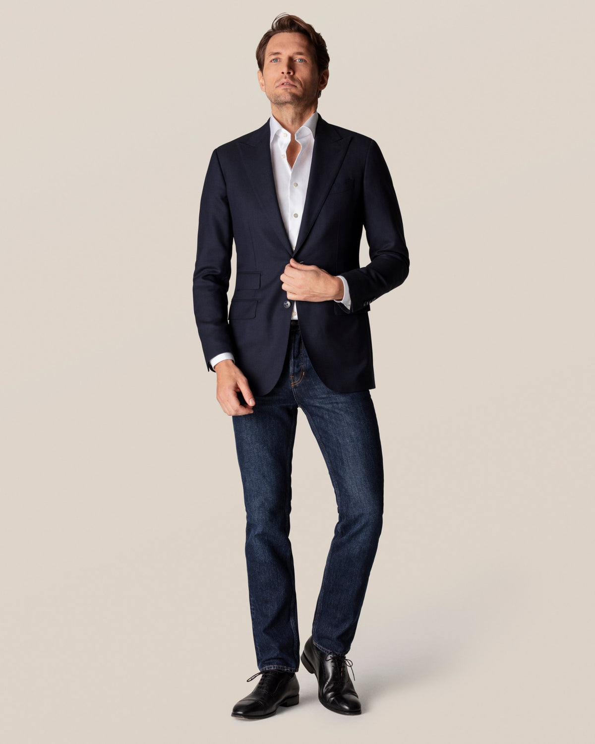 Eton Contemporary Fit Signature Twill Shirt - White