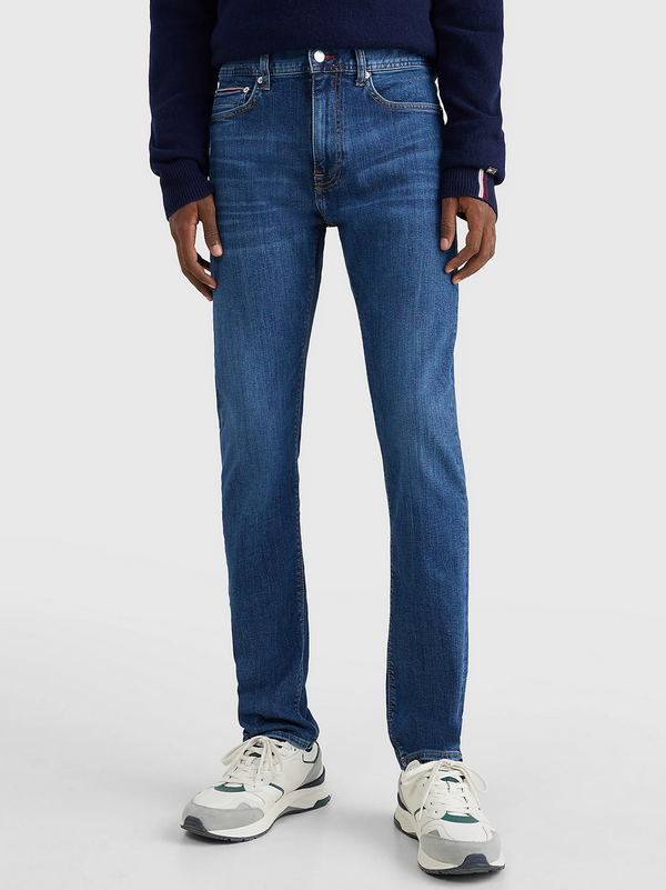 Tommy Hilfiger Bleecker Slim TH Flex Faded Jeans - Denim