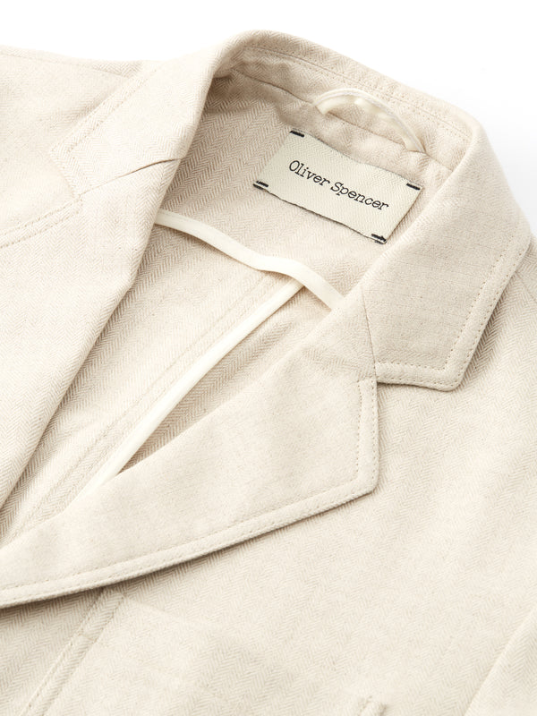 Oliver Spencer Milton Jacket Malin Beige